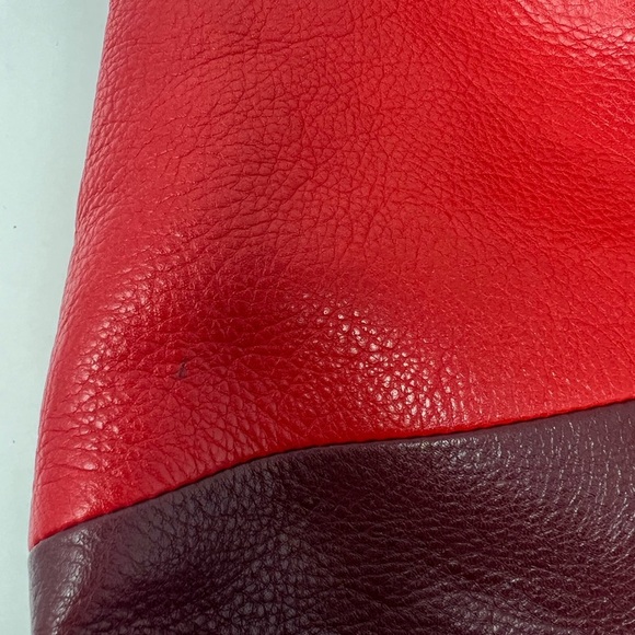 Fossil Patchwork  Multicolor Leather Zipper Pocket Satchel Crossbody Bag - Picture 5 of 15